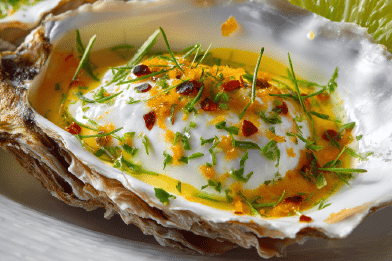 Citrus Oyster Gratin Twist