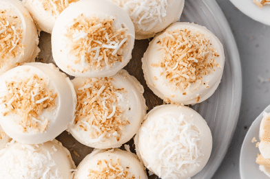 Coconut Cheesecake Bites Remix