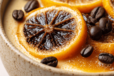 Coffee Orange Panna Cotta Twist