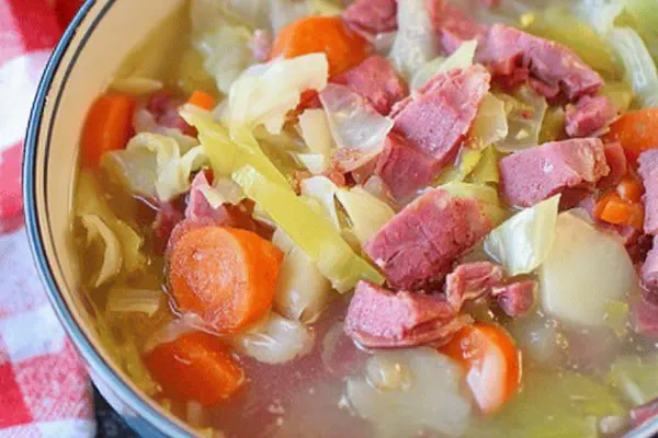 Corned Beef Cabbage Soup