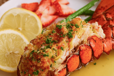 Crab-Stuffed Lobster Tail