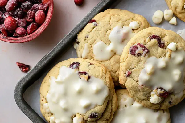 Cranberry White Chocolate Cookies