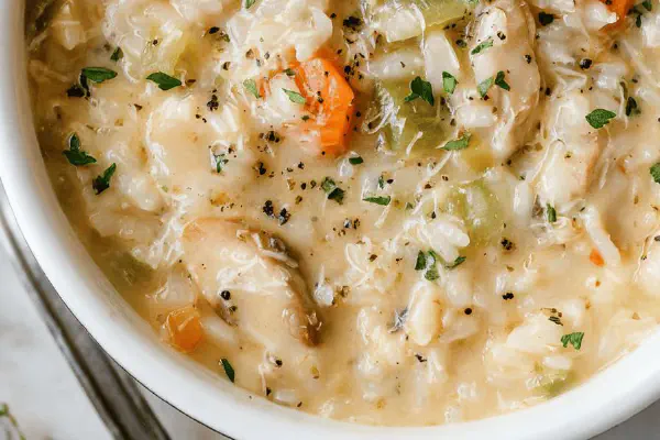 Creamy Chicken Rice Soup