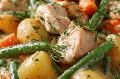 Creamy Chicken Veggie Stew