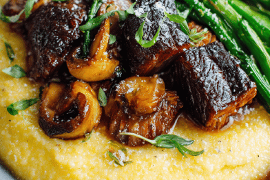 Creamy Quick Polenta Twist