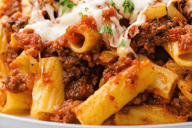 Crockpot Ziti Bake