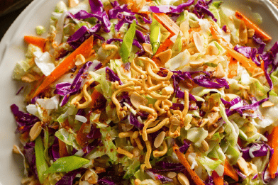 Crunchy Asian Slaw Twist