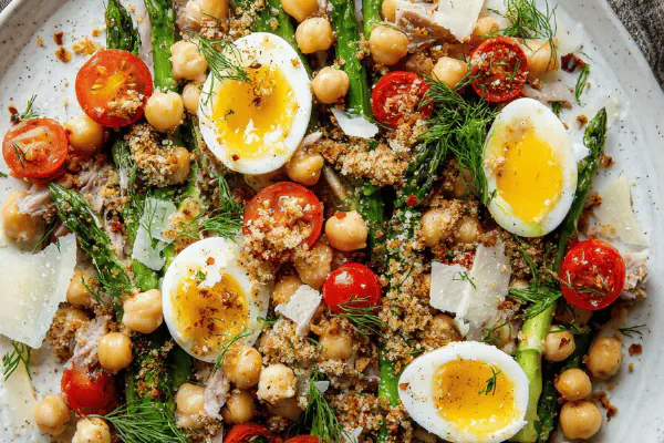 Crunchy Asparagus Tuna Salad