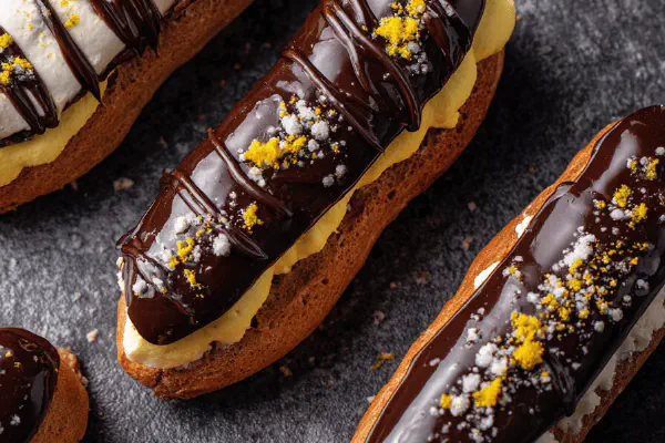 Double Chocolate Éclairs