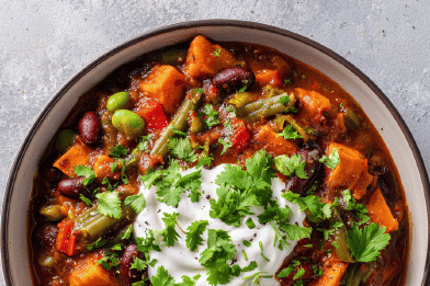 Edamame Vegetarian Chili