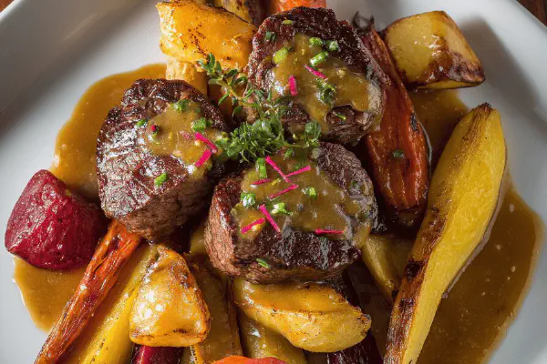 Warm Potato Snail Salad