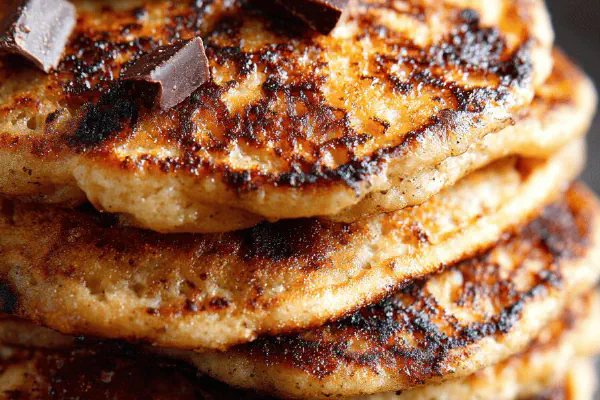 Fluffy Cinnamon-Chocolate Pancakes