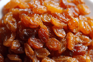 Fresh Raisins in Syrup