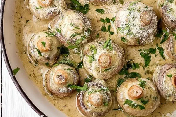 Garlic Parmesan Mushrooms Remix