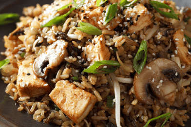 Ginger Chicken Fried Rice