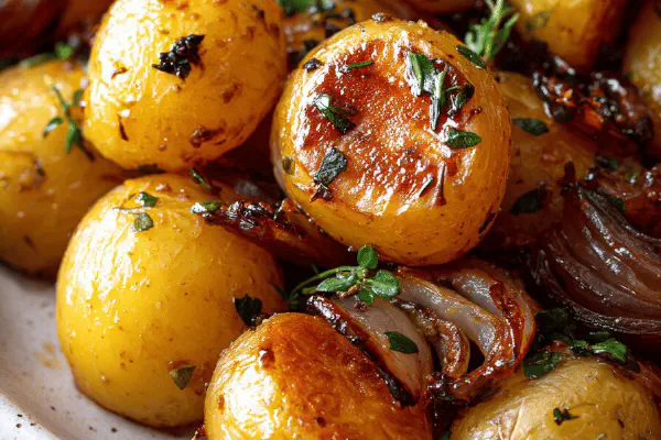 Golden Honey Potatoes