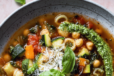Green Minestrone Soup