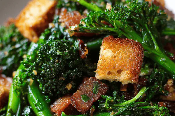 Green Veggies Red Wine Sauté