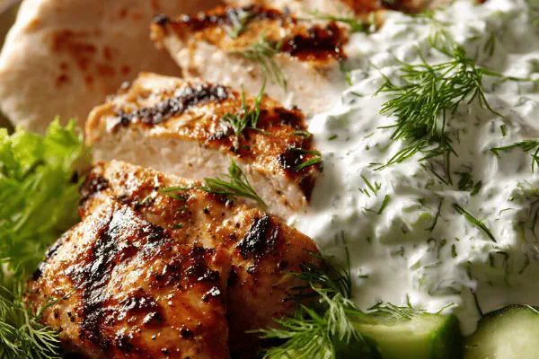 Grilled Chicken Tzatziki Combo