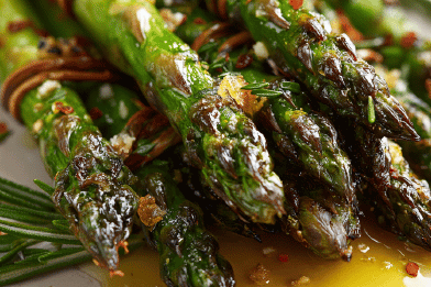 Grilled Herb Asparagus Bundles