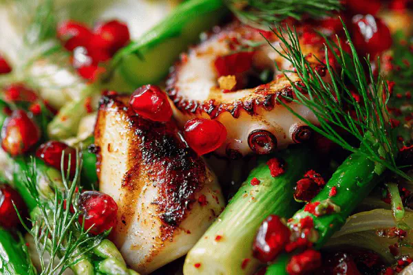 Grilled Octopus Fennel Salad