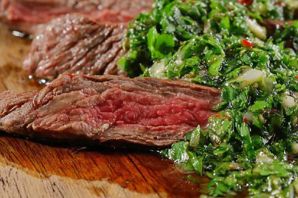 Grilled Skirt Steak Chimichurri