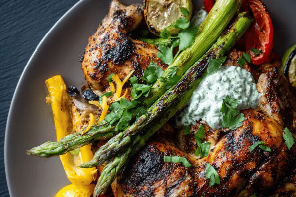 Grilled Pesto Chicken Parm