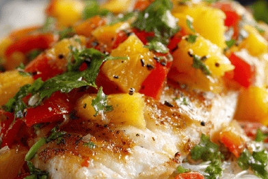 Grilled Tilapia Pineapple Vermicelli