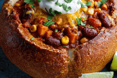 Hearty Veg Chili Twist