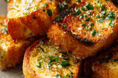 Herb Butter Toast Cubes