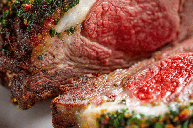 Herb-Crusted Beef Rib Roast