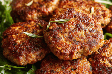Homemade Italian Sausage Patties