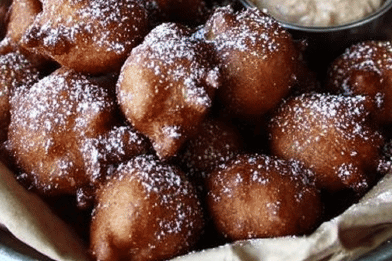 Honey Cinnamon Apple Fritters