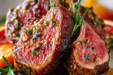 Honey Citrus Lamb Racks