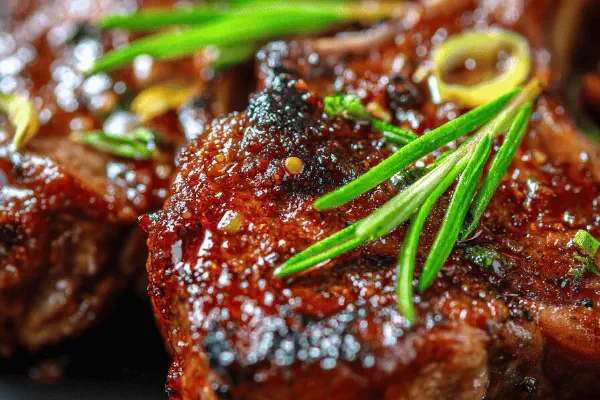 Honey Glazed Lamb Chops