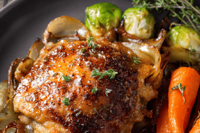 Honey Mustard Chicken Thighs