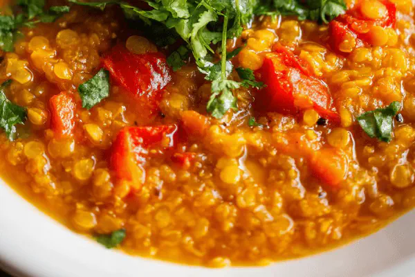 Indian Red Lentil Soup Twist