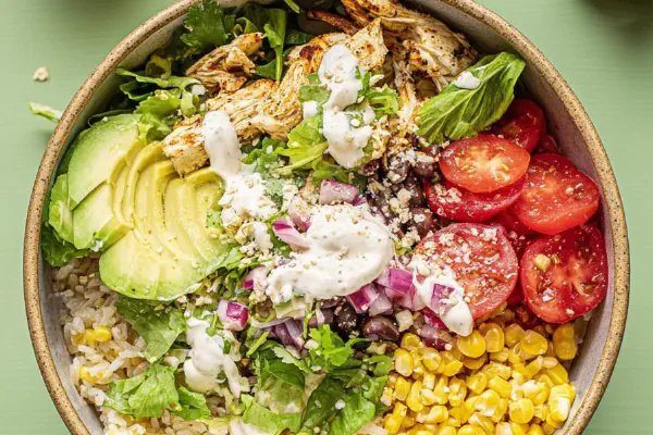 Instant Pot Chicken Burrito Bowl