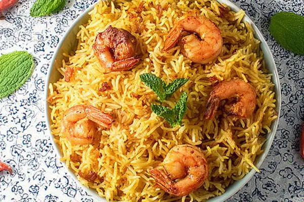 Instant Pot Shrimp Biryani