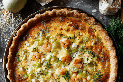 Leek Shrimp Tart