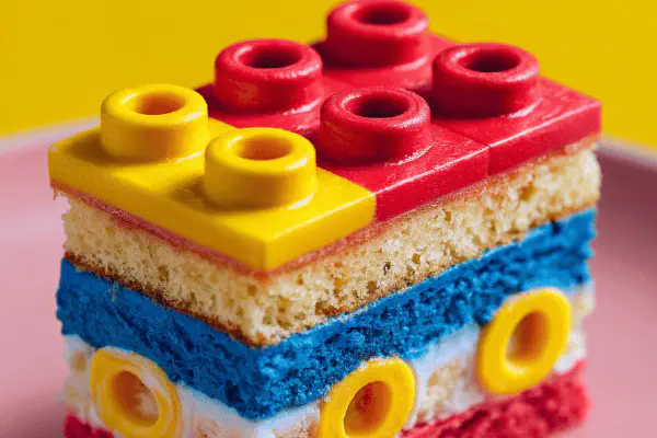 Lego Block Cake