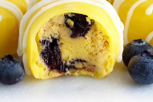 Lemon Blueberry Cheesecake Bites