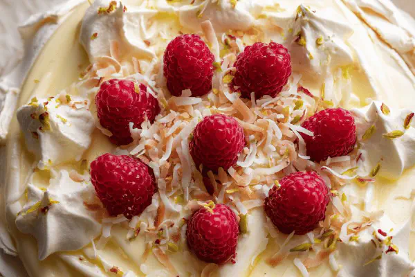 Lemon Pavlova with Twist
