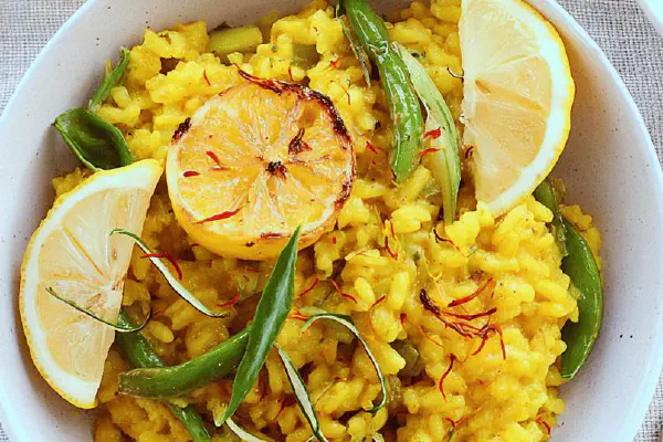 Lemon Saffron Risotto