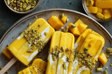 Mango Lassi Ice Pops