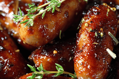 Maple Cocktail Sausage Fingers