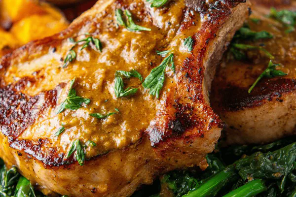 Maple Curry Pork Chops