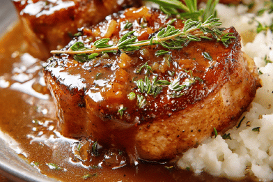Maple-Glazed Pork Medallions