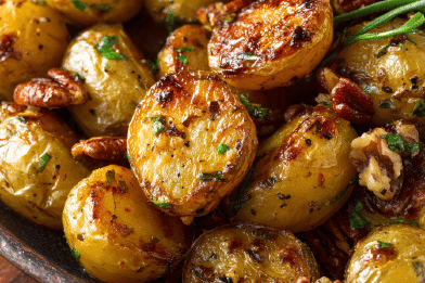 Maple-Roasted Baby Potatoes