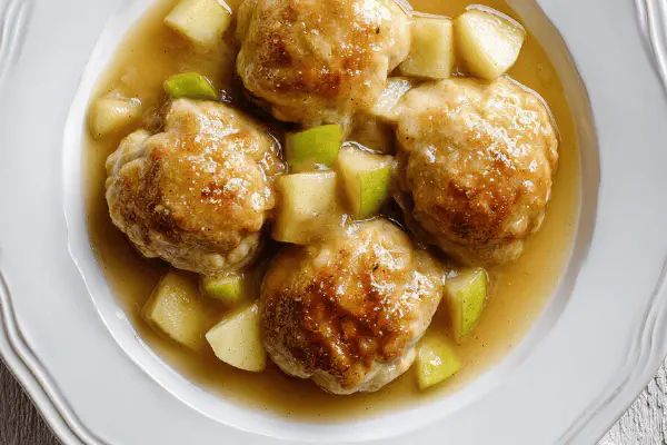 Maple Stuffed Apple Dumplings